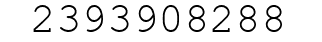 Number 2393908288.