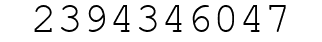 Number 2394346047.