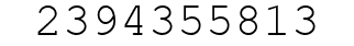 Number 2394355813.