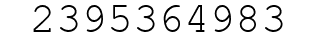Number 2395364983.