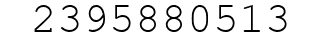 Number 2395880513.