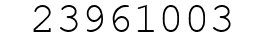 Number 23961003.