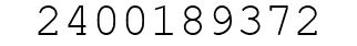 Number 2400189372.
