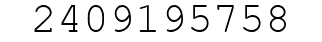 Number 2409195758.