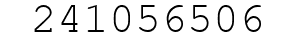 Number 241056506.
