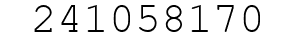 Number 241058170.