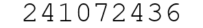 Number 241072436.