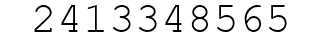 Number 2413348565.