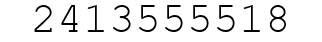 Number 2413555518.