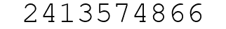 Number 2413574866.