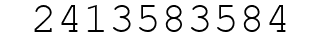 Number 2413583584.