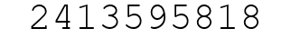 Number 2413595818.