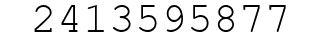 Number 2413595877.
