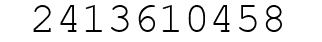 Number 2413610458.