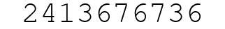 Number 2413676736.