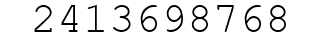Number 2413698768.