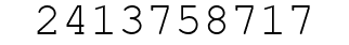 Number 2413758717.