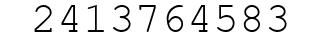 Number 2413764583.
