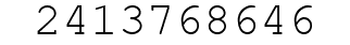 Number 2413768646.