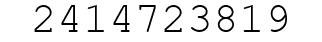 Number 2414723819.