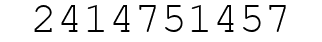 Number 2414751457.