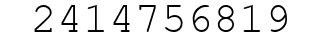 Number 2414756819.