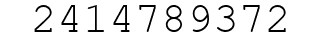 Number 2414789372.