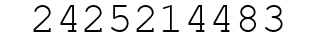 Number 2425214483.