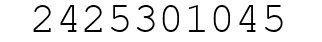 Number 2425301045.