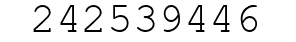 Number 242539446.