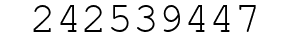 Number 242539447.