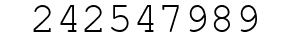 Number 242547989.
