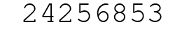 Number 24256853.