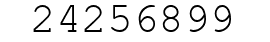 Number 24256899.