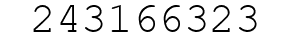Number 243166323.