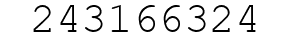 Number 243166324.