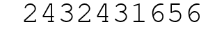 Number 2432431656.