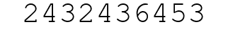 Number 2432436453.