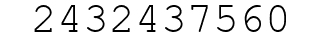 Number 2432437560.