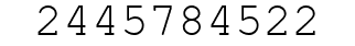 Number 2445784522.