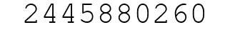 Number 2445880260.