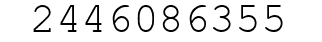 Number 2446086355.