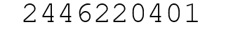 Number 2446220401.