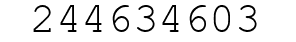 Number 244634603.