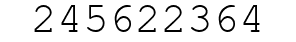 Number 245622364.