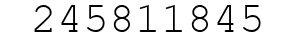 Number 245811845.