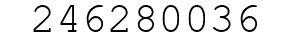Number 246280036.