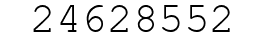Number 24628552.