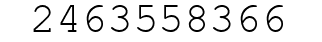 Number 2463558366.