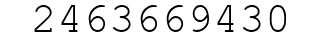 Number 2463669430.